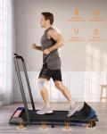2-in-1 Folding Under Desk Treadmill with Remote