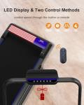 2-in-1 Folding Under Desk Treadmill with Remote