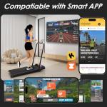 2-in-1 Folding Under Desk Treadmill with Remote