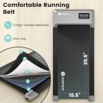 DeerRun 2-in-1 Under Desk Treadmill, Portable