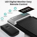 DeerRun 2-in-1 Under Desk Treadmill, Portable