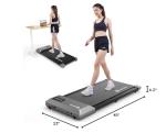 DeerRun 2-in-1 Under Desk Treadmill, Portable