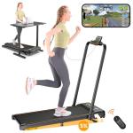 HiFast 3.0HP Foldable Treadmill with Desk Station