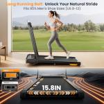 HiFast 3.0HP Foldable Treadmill with Desk Station