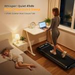 HiFast 3.0HP Foldable Treadmill with Desk Station