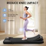 DeerRun Smart Walking Pad Treadmill for Home Office