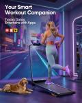 Compact 2-in-1 Treadmill with 10% Incline