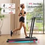 3-in-1 Portable Walking Pad with Incline