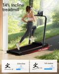 3-in-1 Incline Walking Pad Treadmill for Home