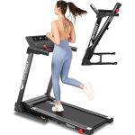 Folding Electric Treadmill with Heart Rate Monitor