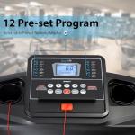 SereneLife Folding Treadmill with Bluetooth and App Support