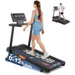 THERUN Compact Treadmill with Auto Incline