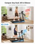 THERUN Compact Treadmill with Auto Incline