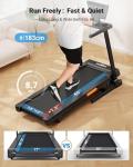 THERUN Compact Treadmill with Auto Incline