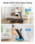 THERUN Compact Treadmill with Auto Incline