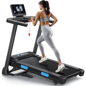 MERACH Foldable Treadmill with Auto Incline and APP