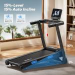 MERACH Foldable Treadmill with Auto Incline and APP