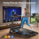 MERACH Foldable Treadmill with Auto Incline and APP
