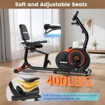 Adjustable Recumbent Exercise Bike for Home Use