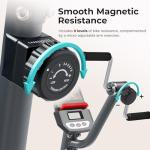Sunny Health Smart Magnetic Recumbent Bike with Hand Cycle