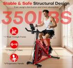 CHAOKE Quiet Adjustable Magnetic Exercise Bike