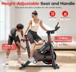CHAOKE Quiet Adjustable Magnetic Exercise Bike