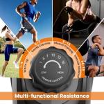 Quiet Recumbent Exercise Bike with Adjustable Seat
