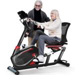 HARISON Recumbent Exercise Bike with Bluetooth and Monitor