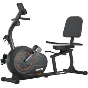 JEEKEE Recumbent Bike for Seniors - Quiet & Sturdy