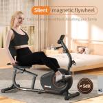 JEEKEE Recumbent Bike for Seniors - Quiet & Sturdy