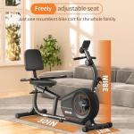 JEEKEE Recumbent Bike for Seniors - Quiet & Sturdy