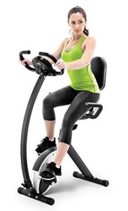 Marcy Foldable Recumbent Exercise Bike with Magnetic Resistance