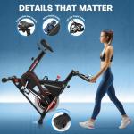 DMASUN Stationary Exercise Bike with Digital Display