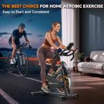 WENOKER Silent Stationary Exercise Bike for Home