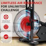 Wenoker Air Resistance Exercise Bike for Home