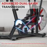 Wenoker Air Resistance Exercise Bike for Home