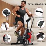 Wenoker Air Resistance Exercise Bike for Home
