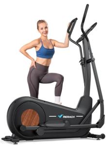 MERACH Quiet Elliptical Machine with 16 Resistance Levels