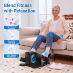 MERACH Under Desk Elliptical Machine for Easy Exercise