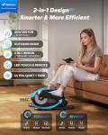 MERACH Under Desk Elliptical Machine for Easy Fitness