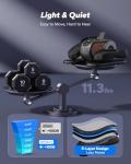 MERACH Under Desk Elliptical Machine for Easy Fitness