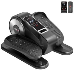 Compact Under Desk Elliptical Machine with Remote