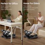 Compact Under Desk Elliptical Machine with Remote