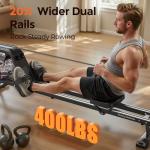 YOSUDA Bluetooth Water Rowing Machine for Home