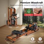 WENOKER Foldable Water Rowing Machine with Bluetooth