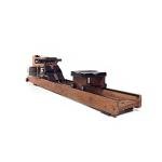 Walnut WaterRower with S4 BLE Monitor