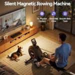 Niceday Magnetic Rowing Machine with Bluetooth Connectivity