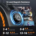 Dripex Magnetic Rowing Machine with 16 Resistance Levels