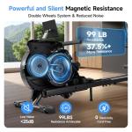 YPOO Foldable Magnetic Rowing Machine for Home