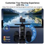 YPOO Foldable Magnetic Rowing Machine for Home